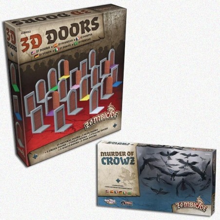 BUNDLE Zombicide Black Plague: 3D Doors + Murder Of Crowz