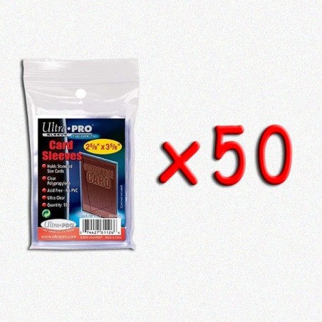 BUNDLE UltraPro - Bustine protettive Standard 67x94 - 50 pezzi