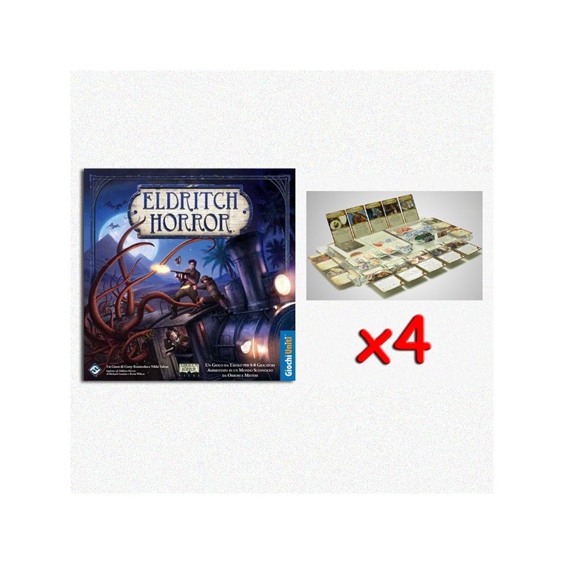 BUNDLE Eldritch Horror + 4x Plancia E-Raptor