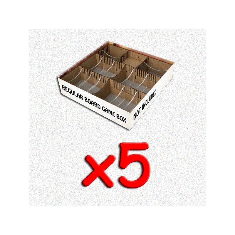 BUNDLE Contenitore porta carte multiplo interno (Card Crate Inlay) (4 pezzi)