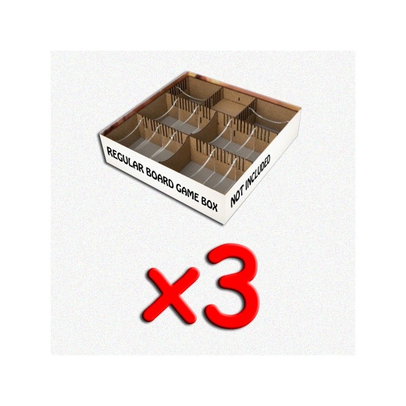 BUNDLE Contenitore porta carte multiplo interno (Card Crate Inlay) (3 pezzi)