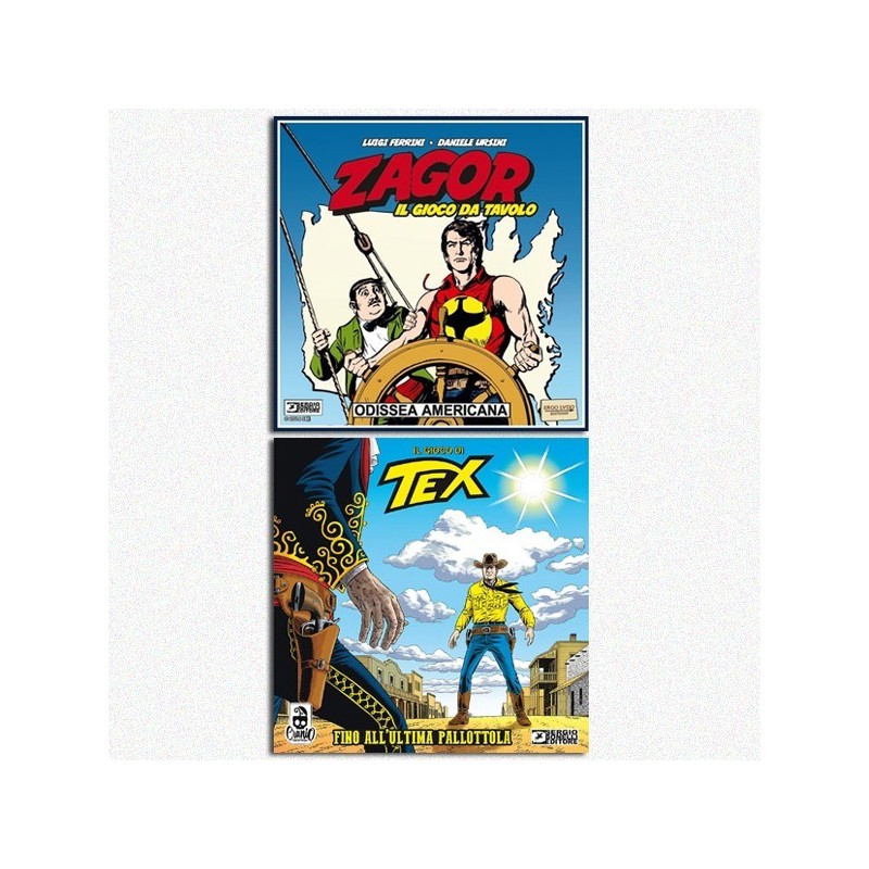 BUNDLE BONELLI Zagor - Il Gioco da Tavolo + Tex - Fino all'Ultima Pallottola