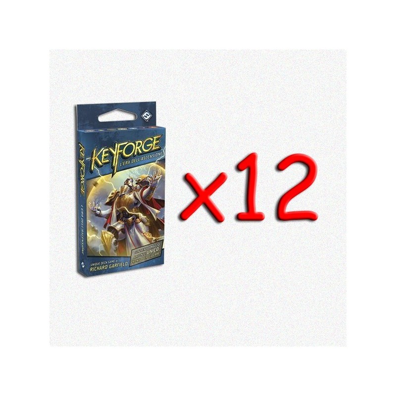 BUNDLE KeyForge: Mazzo L'Era dell'Ascensione (12 pezzi)