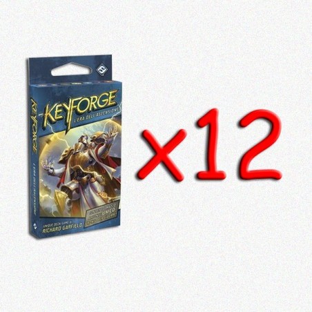 BUNDLE KeyForge: Mazzo L'Era dell'Ascensione (12 pezzi)