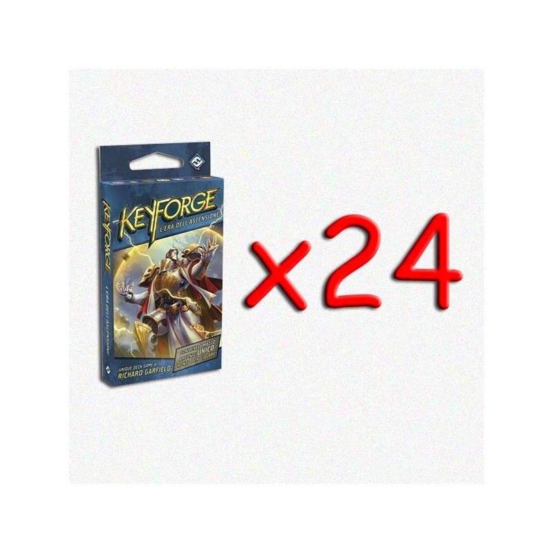 BUNDLE KeyForge: Mazzo L'Era dell'Ascensione (24 pezzi)