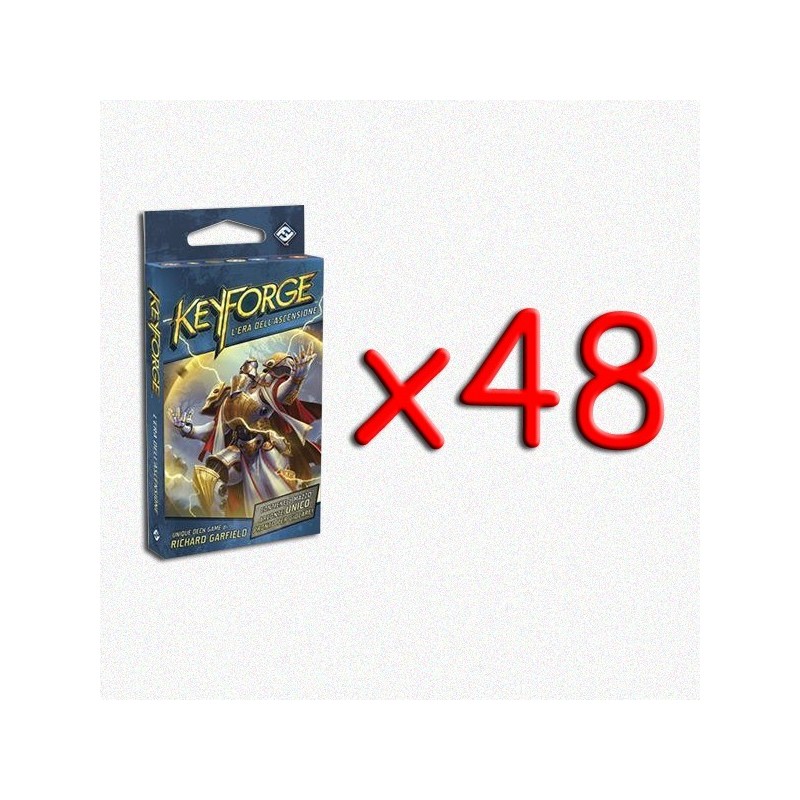 BUNDLE KeyForge: Mazzo L'Era dell'Ascensione (48 pezzi)