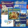 BUNDLE Carcassonne Opera omnia PLUS ENG (gioco base + tutte le espansioni + Car(d)cassonne DEU)