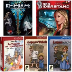 BUNDLE Lupus in Tabula + Lupusburg + La Vendetta della Lupa Mannara + Death Note + The Resistance DEU/ENG