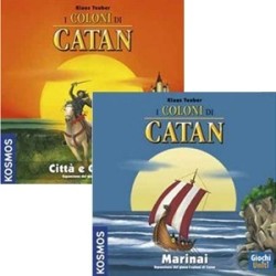 BUNDLE Coloni di Catan: Marinai + Città e cavalieri (componenti in legno)