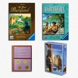 BUNDLE Feld 2: Bora Bora + Speicherstadt 2nd Ed. Deluxe + Die Burgen von Burgund DEU/ENG//ITA + Espansione