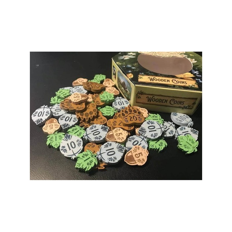 Wooden Coins: Honey Buzz