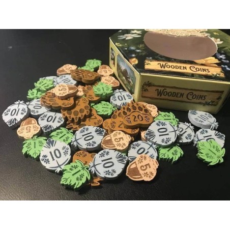 Wooden Coins: Honey Buzz