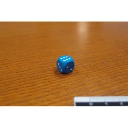 Dado 12mm Celeste (10 pezzi)