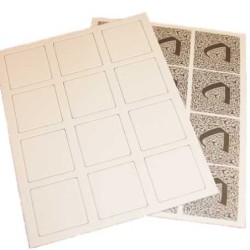 BUNDLE 12 Tessere bianche per Carcassonne