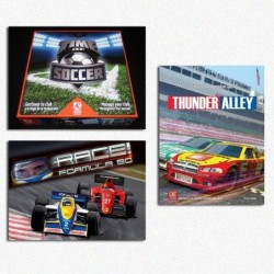 BUNDLE Time of Soccer + Race! Formula 90 + Thunder Alley