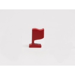 Pedina Bandiera Rossa (100 pezzi)