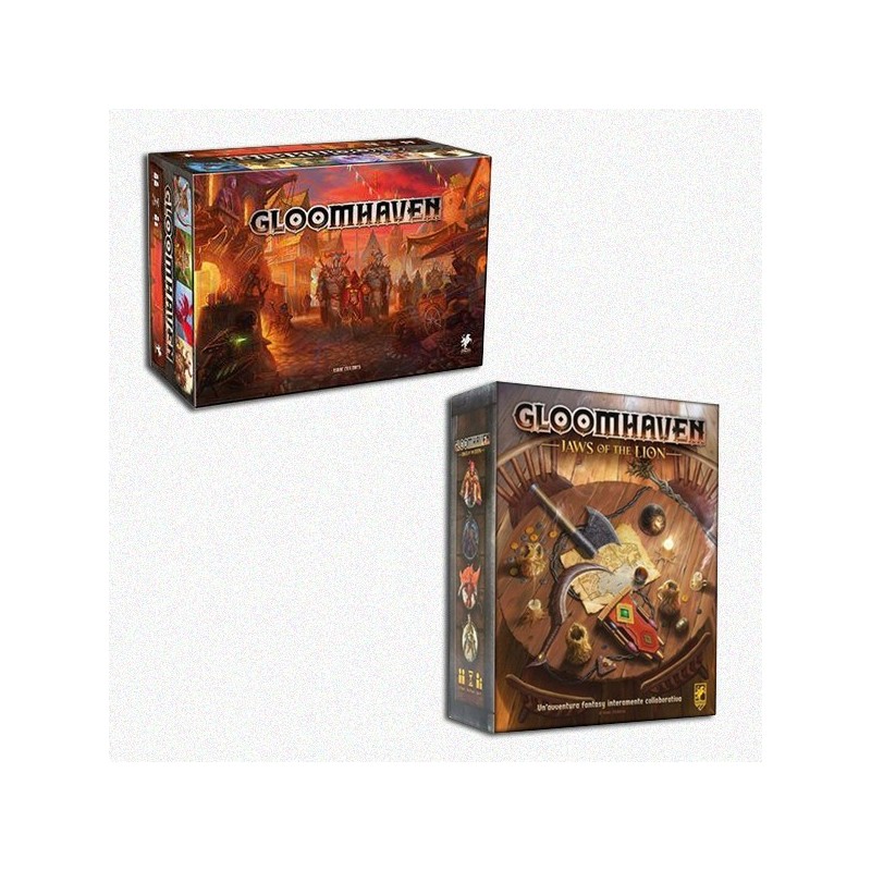 BUNDLE Gloomhaven ITA + Jaws of the Lion ITA + Set Adesivi Jaws of the Lion