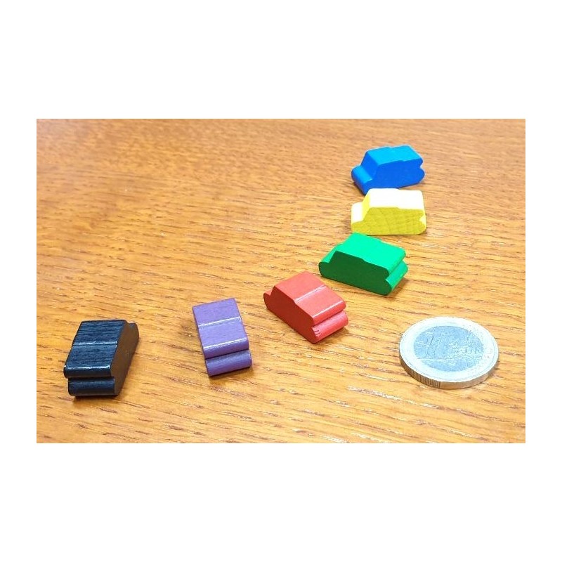 BUNDLE Token Carro armato (tank) 10x10x22 Nero (10 pezzi)