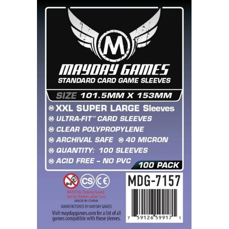 101,5x153 mm bustine protettive MayDay Super Large - 100 bustine MDG7157
