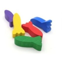 Token Razzo 25x12x8 Blu