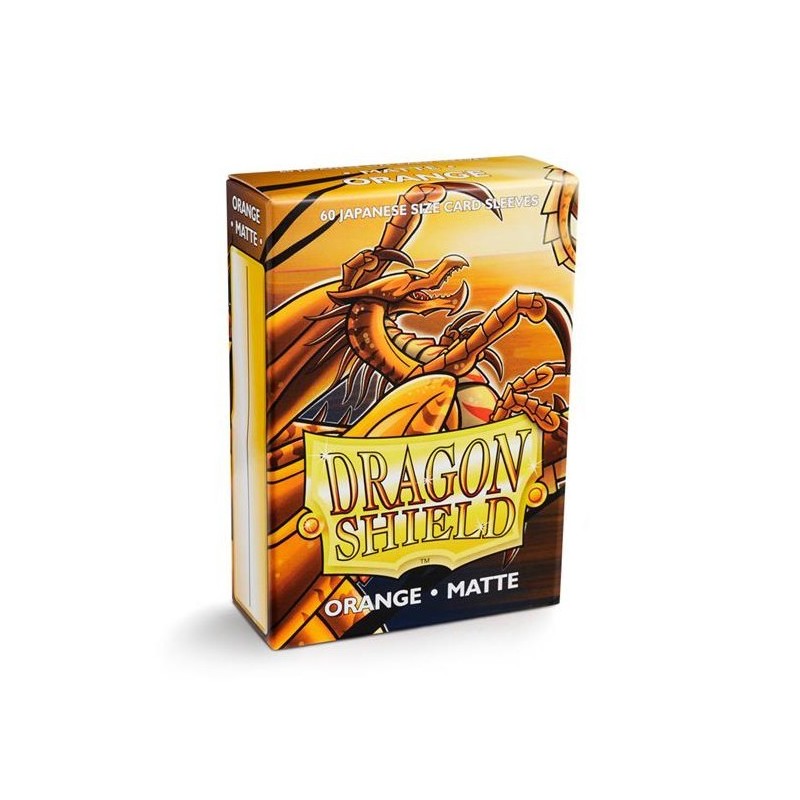 Dragon Shield - Bustine protettive piccole Japanese Matte Orange (60 bustine) - 11113
