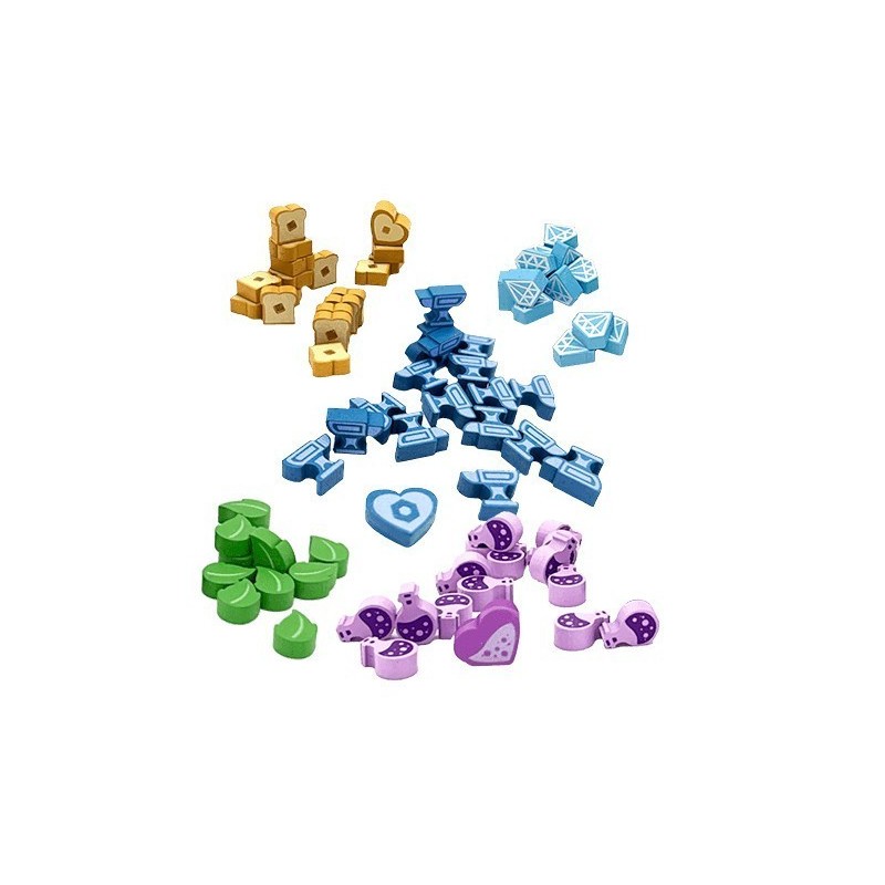 Wooden Tokens (Serie 2): Flamecraft