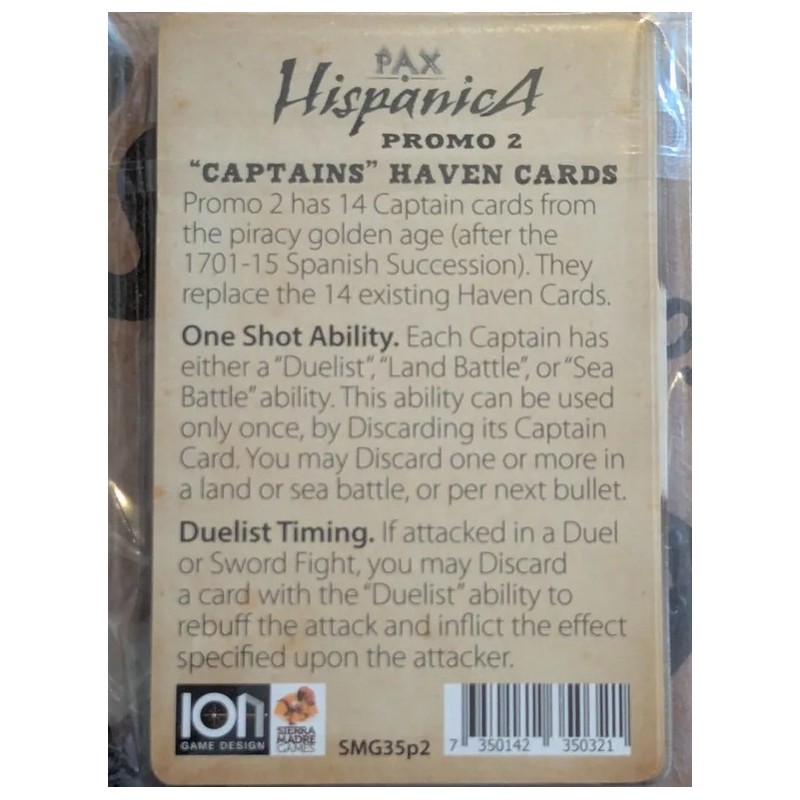 Promo Pack 2 - Captains: Pax Hispanica