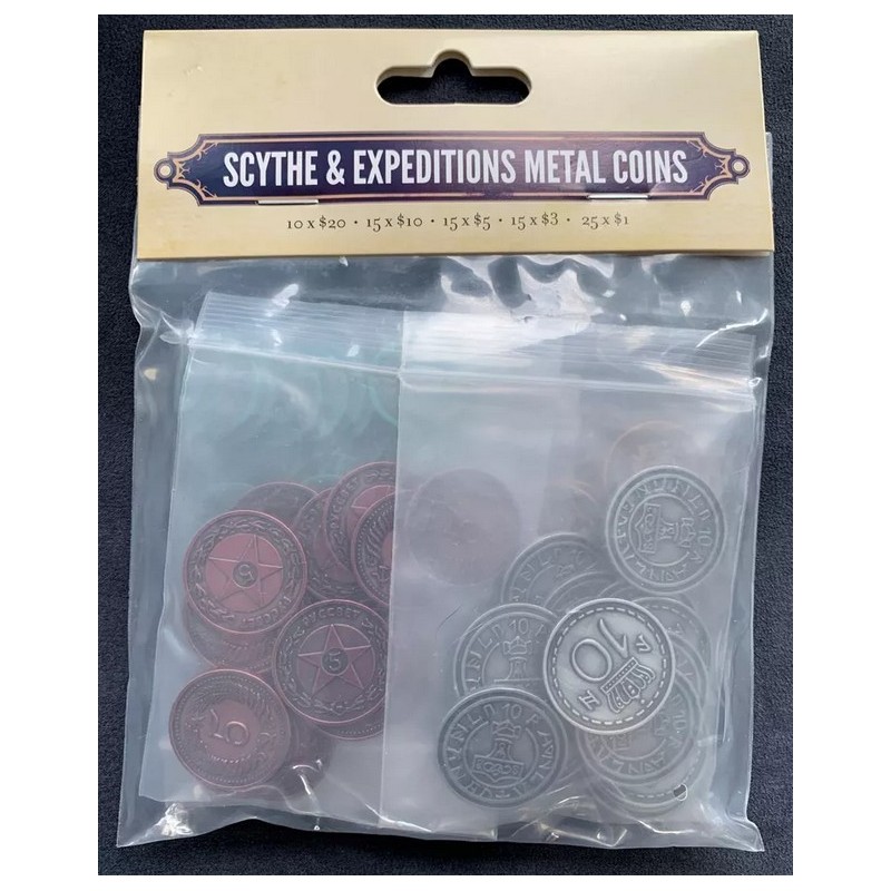 Set Monete in metallo per Scythe e Expeditions