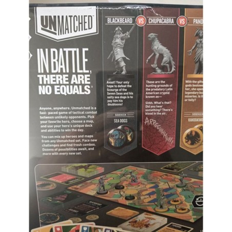 Unmatched: Battle of Legends - Volume 3 ENG (danno su retro)