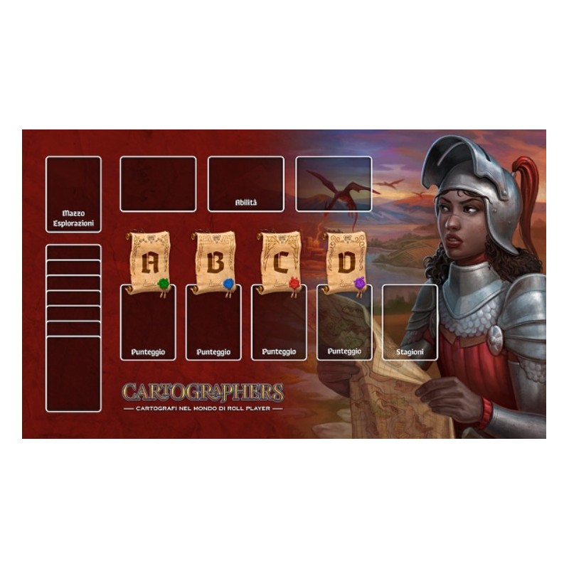 Playmat Heroes: Cartographers ITA (Tappetino)