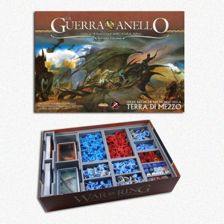 BUNDLE La Guerra dell'Anello ITA (War of the Ring) + Il Destino di Erebor + Organizer Folded Space in EvaCore