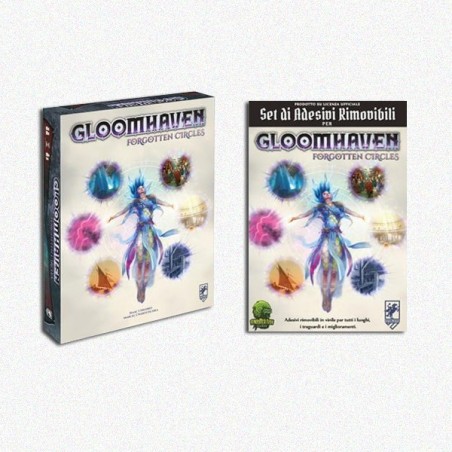 BUNDLE Forgotten Circles: Gloomhaven ITA + Set Adesivi Rimovibili