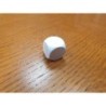 Dado d6 16mm vuoto Bianco (in legno)