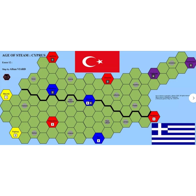 Tibet and Cyprus: Age of Steam