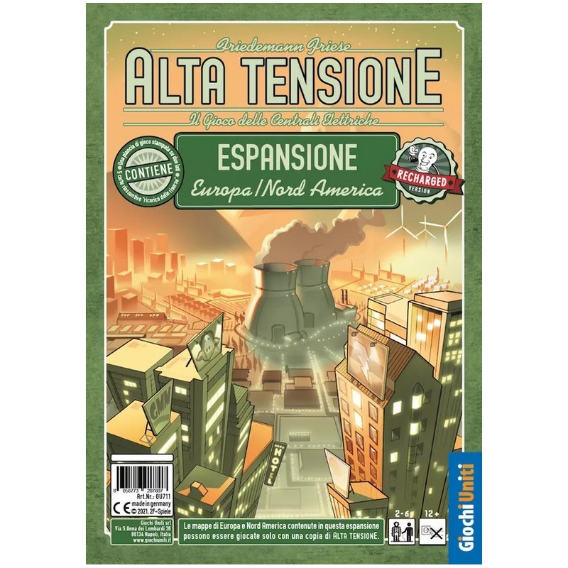 Mappa Europa - Nord America: Alta Tensione (Recharged) ITA