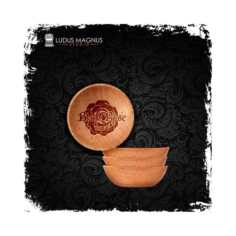 BUNDLE Black Rose Wars ITA: Wooden Bowls (4 pezzi)