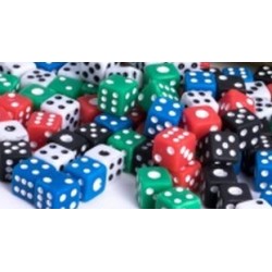 Dado 6 facce 5 mm (10 pezzi...
