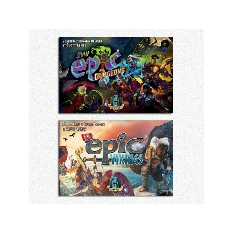 BUNDLE Tiny Epic Vikings + Tiny Epic Dungeons Deluxe Ed.