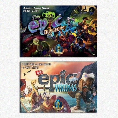 BUNDLE Tiny Epic Vikings + Tiny Epic Dungeons Deluxe Ed.