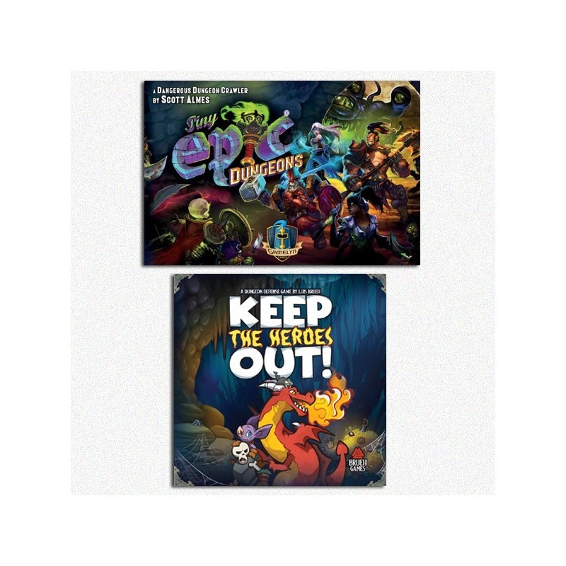 BUNDLE Tiny Epic Dungeons Deluxe Ed. + Keep the Heroes Out!