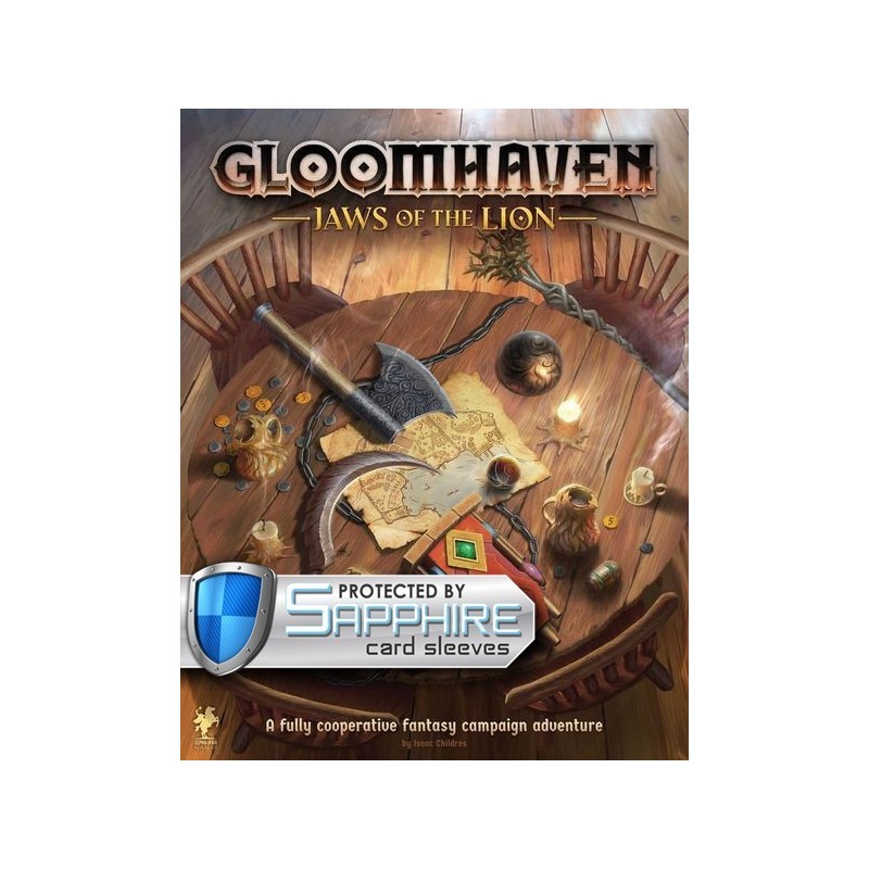 SAFEBUNDLE Jaws of the Lion: Gloomhaven + bustine protettive