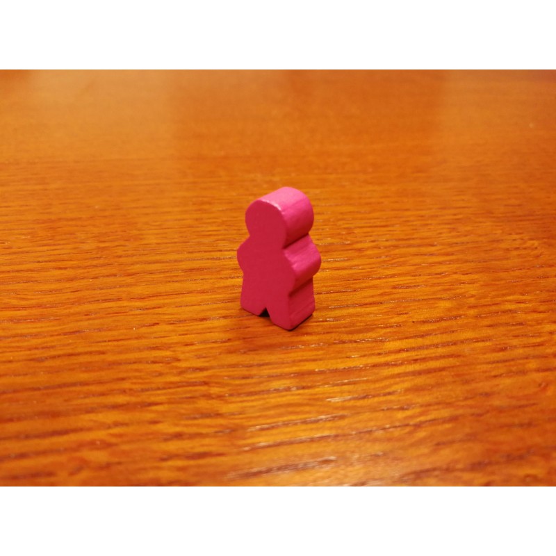 Pedina Omino Junior Rosa scuro (50 pezzi)