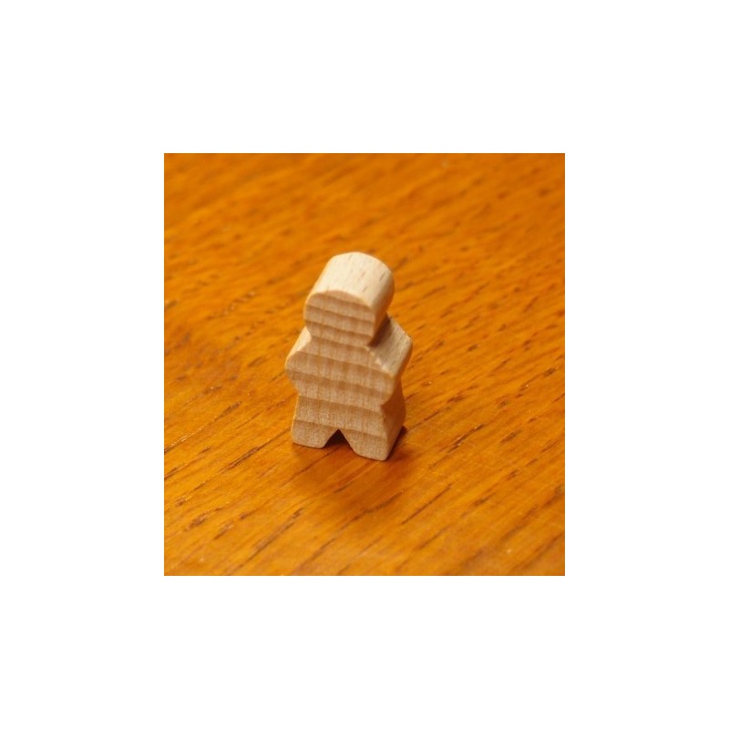 Pedina Omino Junior Legno naturale (1000 pezzi)