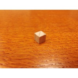 Cubetto 8mm Legno naturale...