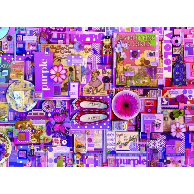 Purple - Cobble Hill Puzzle 1000 pezzi