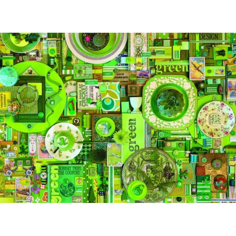 Green - Cobble Hill Puzzle 1000 pezzi