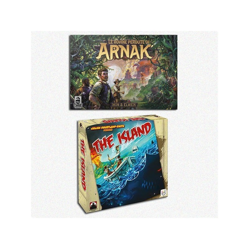 BUNDLE ANCIENT 2: Le Rovine Perdute di Arnak + The Island (Survive) New Ed.