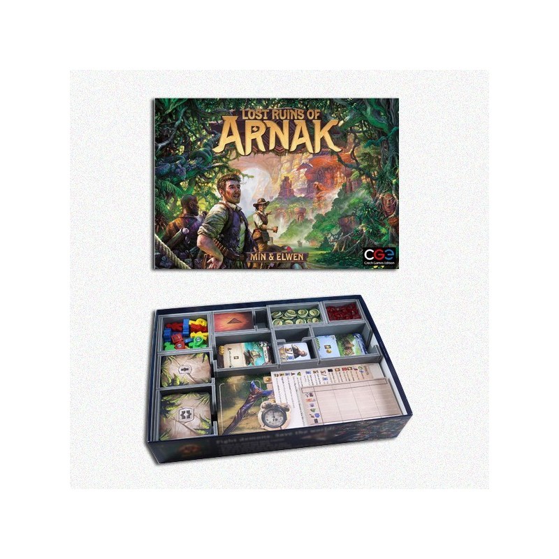 BUNDLE Le Rovine Perdute di Arnak + Organizer Folded Space in EvaCore