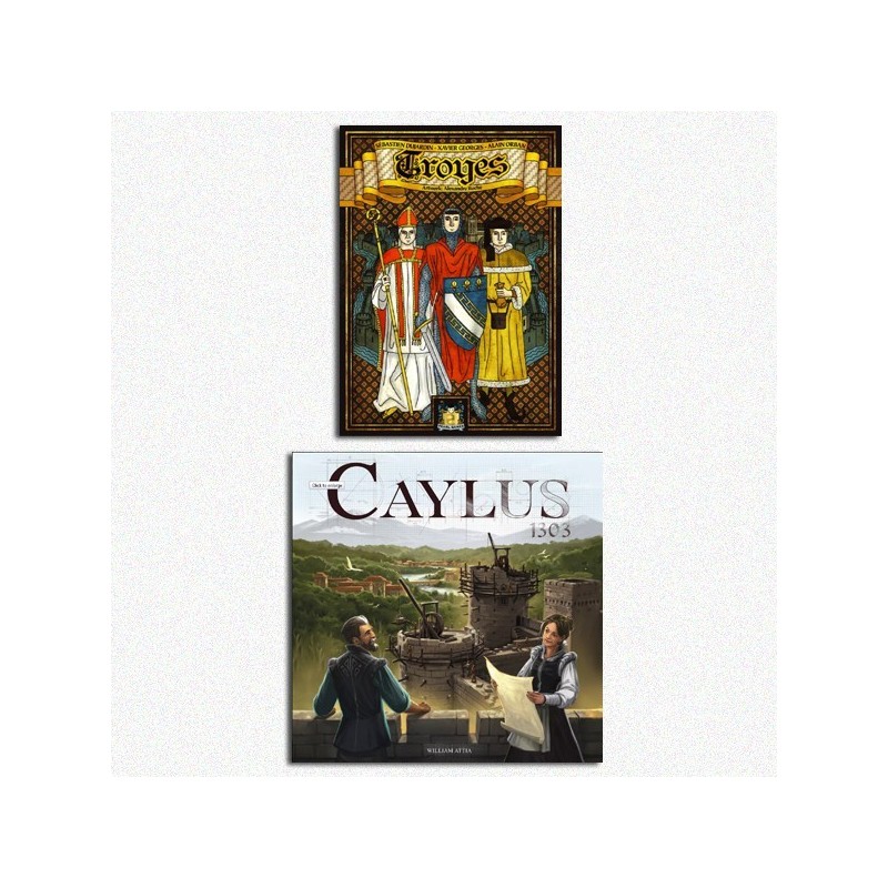 BUNDLE CITY 2: Caylus 1303 ENG (2nd Ed.) + Troyes ENG