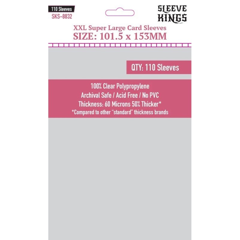 101,5x153 mm bustine protettive trasparenti Sleeve Kings XXL - 110 bustine SKS8832